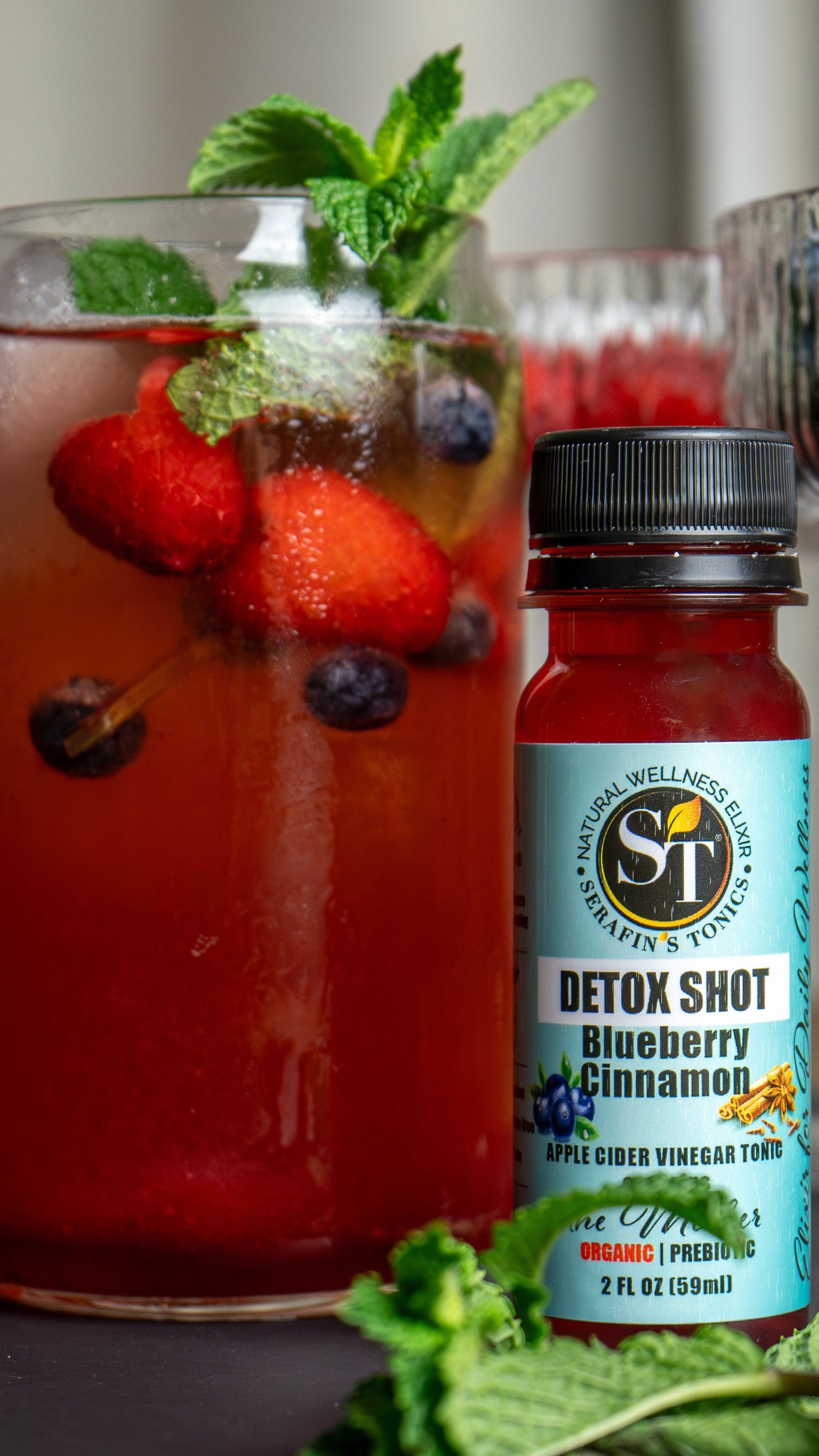 DETOX Shot | Blueberry Cinnamon | Pack of 4