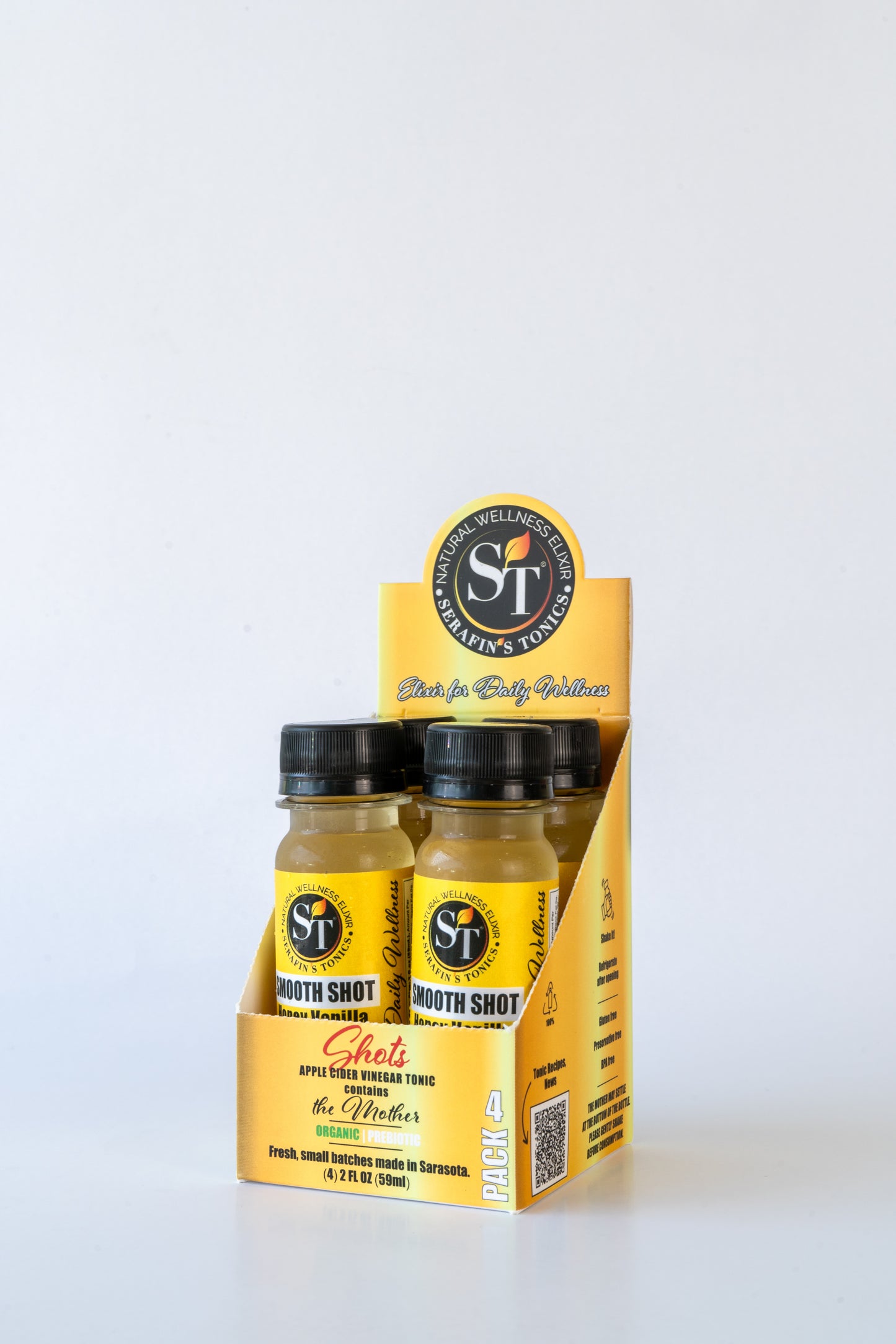 SMOOTH Shot | Honey Vanilla | Pack of 4