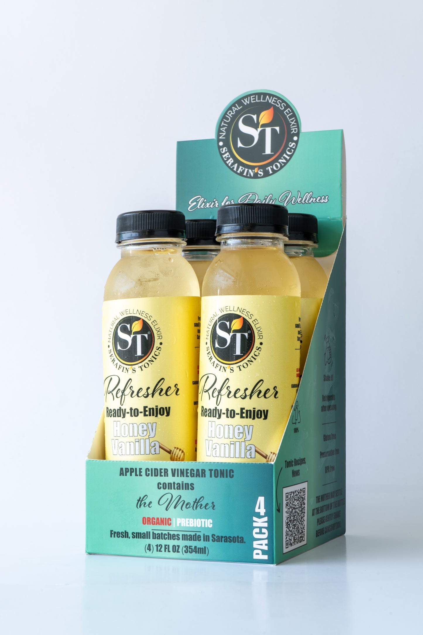 REFRESHERS | Honey Vanilla | Pack of 4