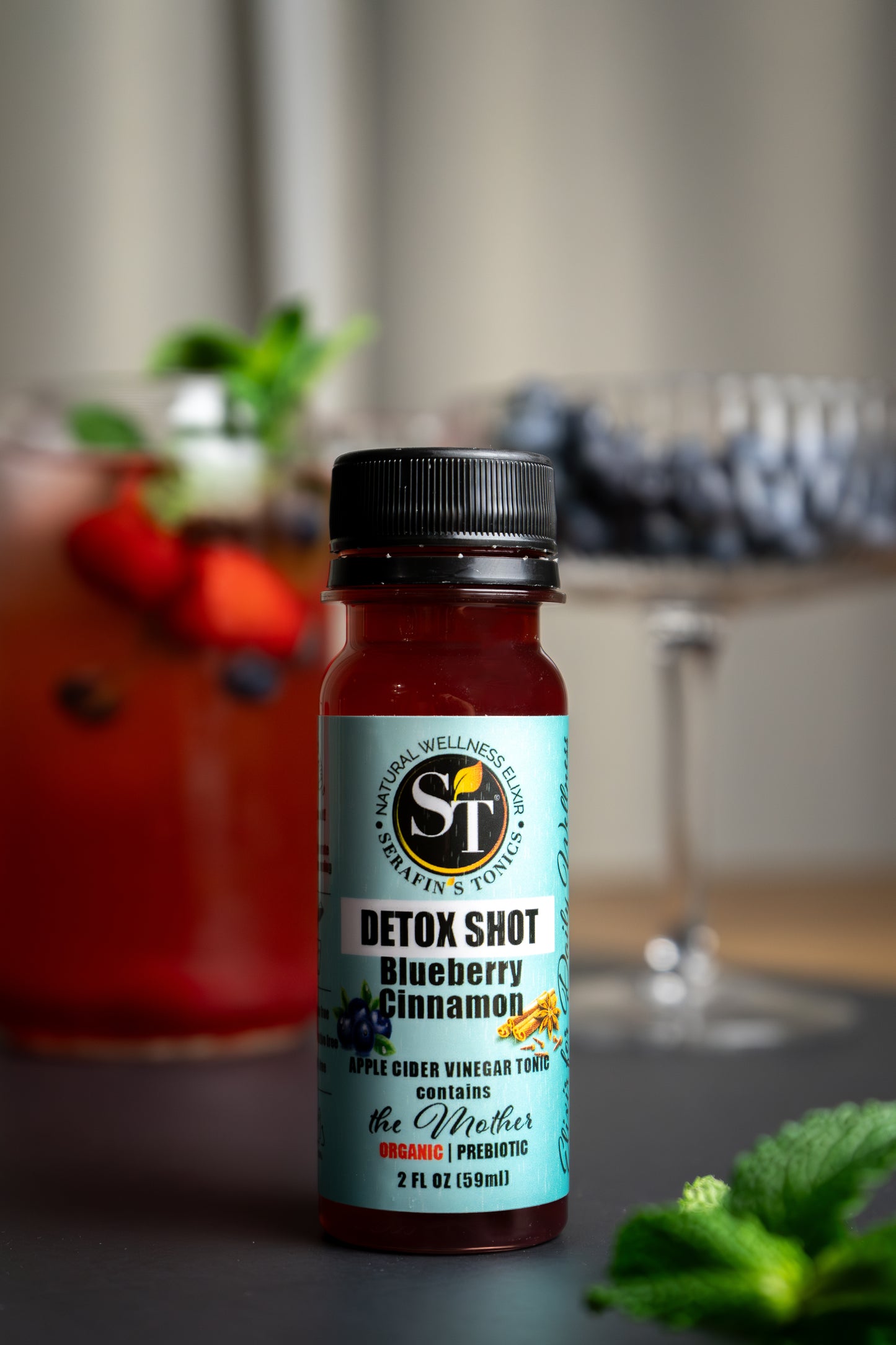 DETOX Shot | Blueberry Cinnamon | Pack of 4